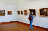 В картинной галерее Верхнего Бельведера (Фото: В. Рогоза, архив автора)