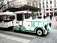 Туристы могут прокатиться по Вене на своеобразном паровозике (Фото: В. Рогоза, архив автора)