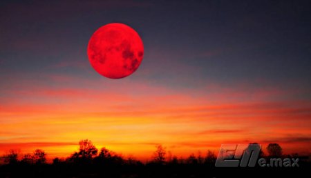 В ночь на 8 октября земляне увидят полное лунное затмение