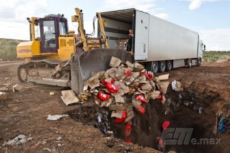 За два дня в России будет уничтожено 290 тонн запрещенной продукции