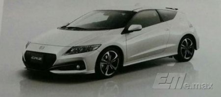 Появились первые изображения обновленной Honda CR-Z